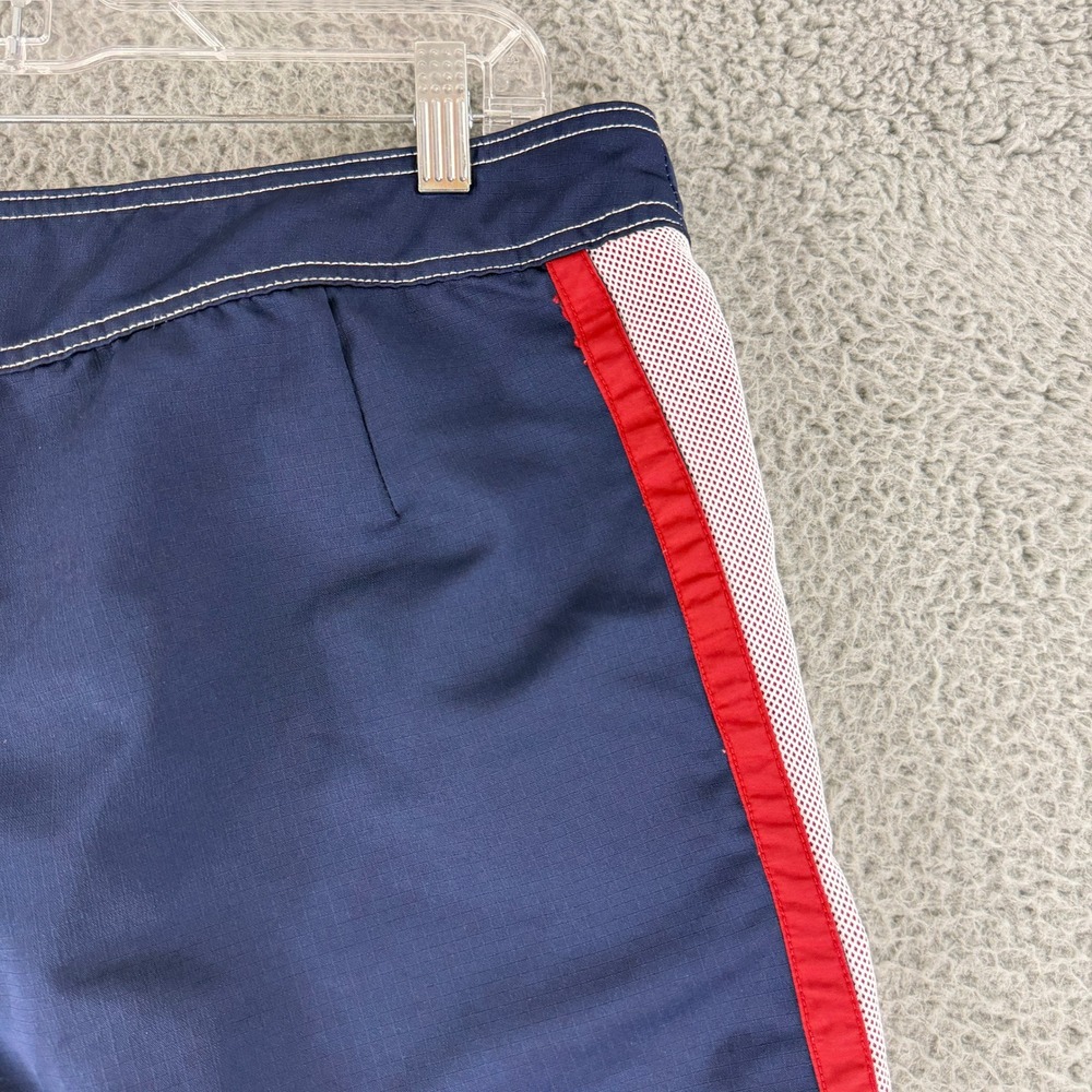 Rusty Board Shorts Mens 36 Navy Blue Vintage Ripstop Mesh Cargo Swim Trunks - Picture 10 of 13